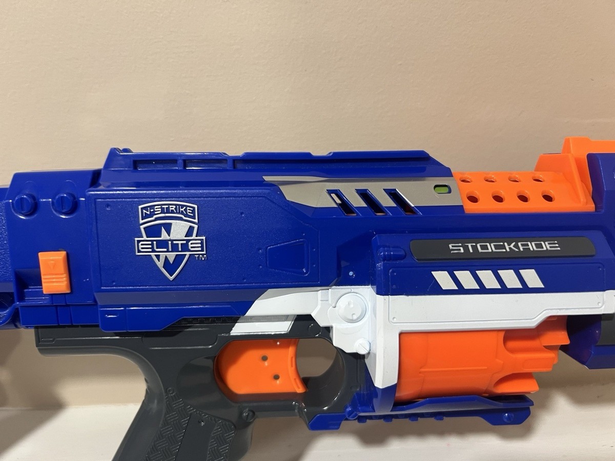 Nerf N-Strike Elite Stockade Motorized Blaster Tested 885135865157