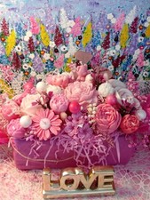 Candle Flower Arrangment. Mixed Tipe Flowers with Senc. You Can Choose Colour 3