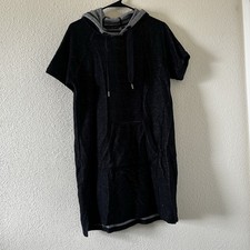 Marc New York Pull Over Sweater Hooded  Dress Women’s Small Black