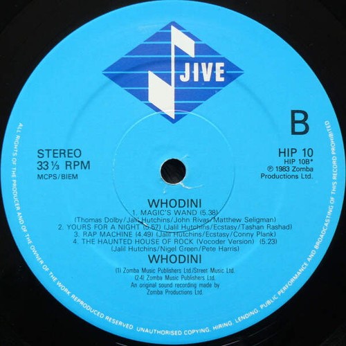 Whodini - Whodini (VINYL) - Picture 6 of 6
