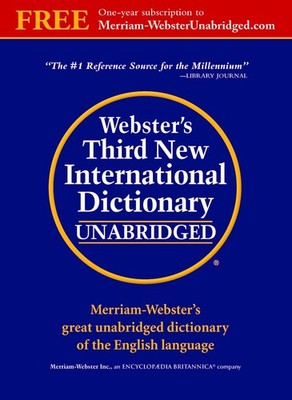 Webster's Third New International Dictionary, Unabridged - Largest, Most Com...
