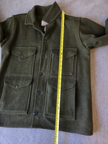 Filson Mackinaw Wool Cruiser Jacket | Size 40 | Forest Green | MSRP $599 | MiUSA image 15