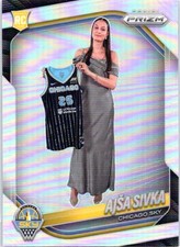 2025 Panini Prizm WNBA #85 Ajsa Sivka Silver Prizms