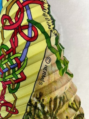 HERMES Plissé Scarf Les Cheyennes by Kermit Oliver rare：JPN | eBay