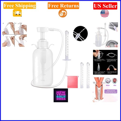 #ad Reusable 300ml Vaginal Cleansing System with Nozzles Safe amp; Portable $18.75