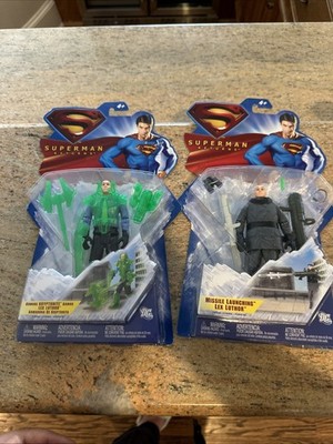Superman Returns Lex Luthor Kryptonite & Missile Launching Action Figures 2006