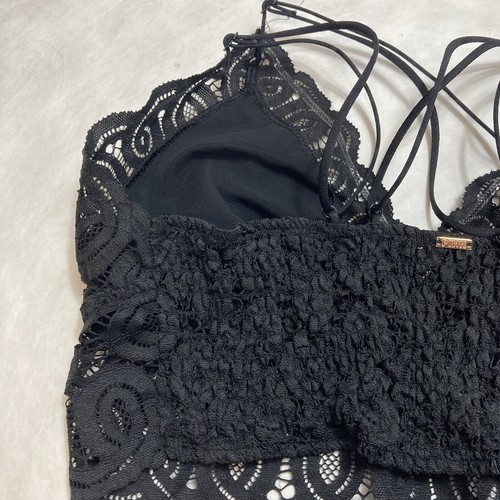 Victoria’s Secret Pink Bralette, Black, Lace, Size XL - Picture 7 of 10