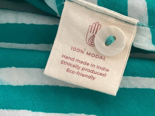 Kozii Damen luxuriös grün Batik Strand Cover-Up hat Hoodie Knopfleiste Größe X-Large - Bild 7 von 15