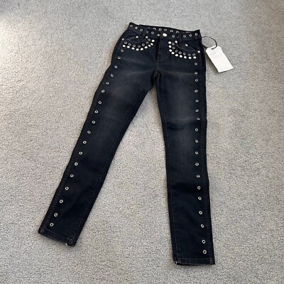 Current/Elliott 7-pocket High Waist Ankle Skinny Stiletto Jeans Size 23