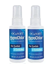 OCuSoft HypoChlor Solution For Eyelids & Eyelashes Soothing 2 fl oz Pack of 2
