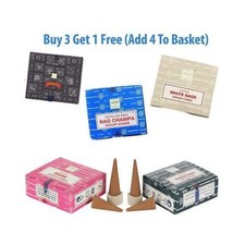 Satya Insence Nag Champa Super Hit White Sage Rose Dhoop