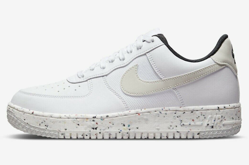 Nike Air Force 1 Crater NN White/Light Bone-Volt-Black DH8083-100 Size 9.5 - Picture 3 of 7