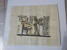 ANTICO PAPIRO EGIZIANO ORIGINALE CON CONFEZIONE ED AUTENTICA RARO EGIZIO SACRO