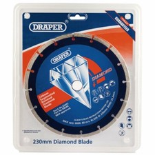 Image of DRAPER 83491 230MM 9" X 22.2MM BORE SEGMENTED RIM DIAMOND BLADE