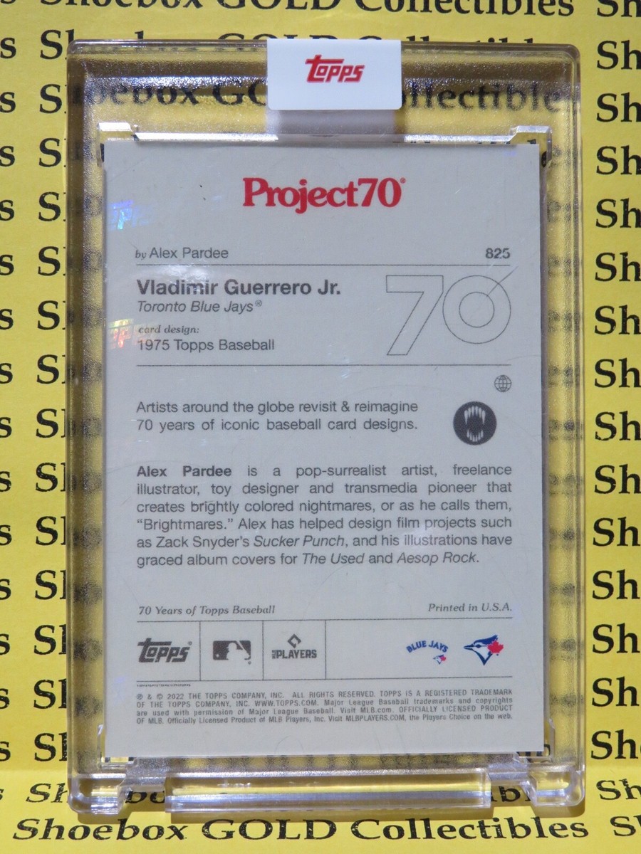 Vladimir Guerrero Jr. Topps Project70 Card #825 by Alex Pardee