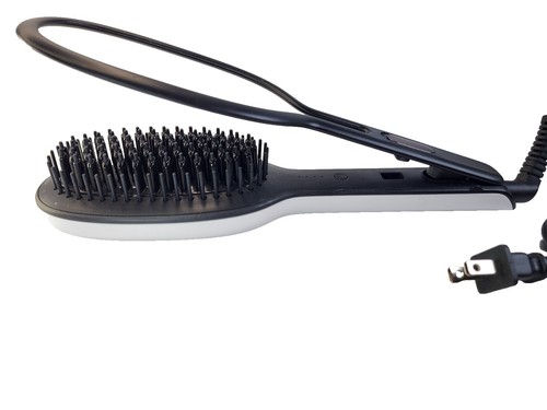InStyler GLOSSIE Ceramic Styling Brush with Precision Press Black