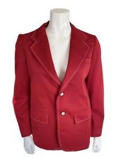 Vintage Anderson Little Red Blazer Top Womens Size Medium