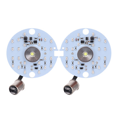White Amber LED Turn Signal Light For Harley Electra Tour Glide Softail Springer