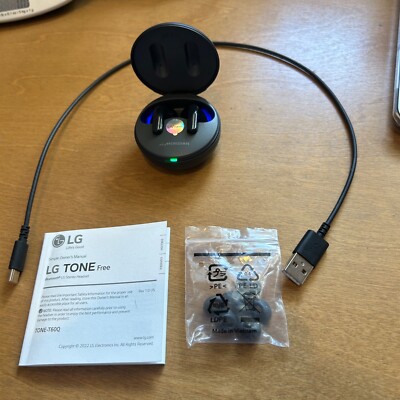 LG Tone Free Noise Cancellation Wireless Earbuds