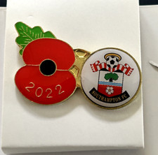 Southampton  FC  Popie pin badge new on card 2022