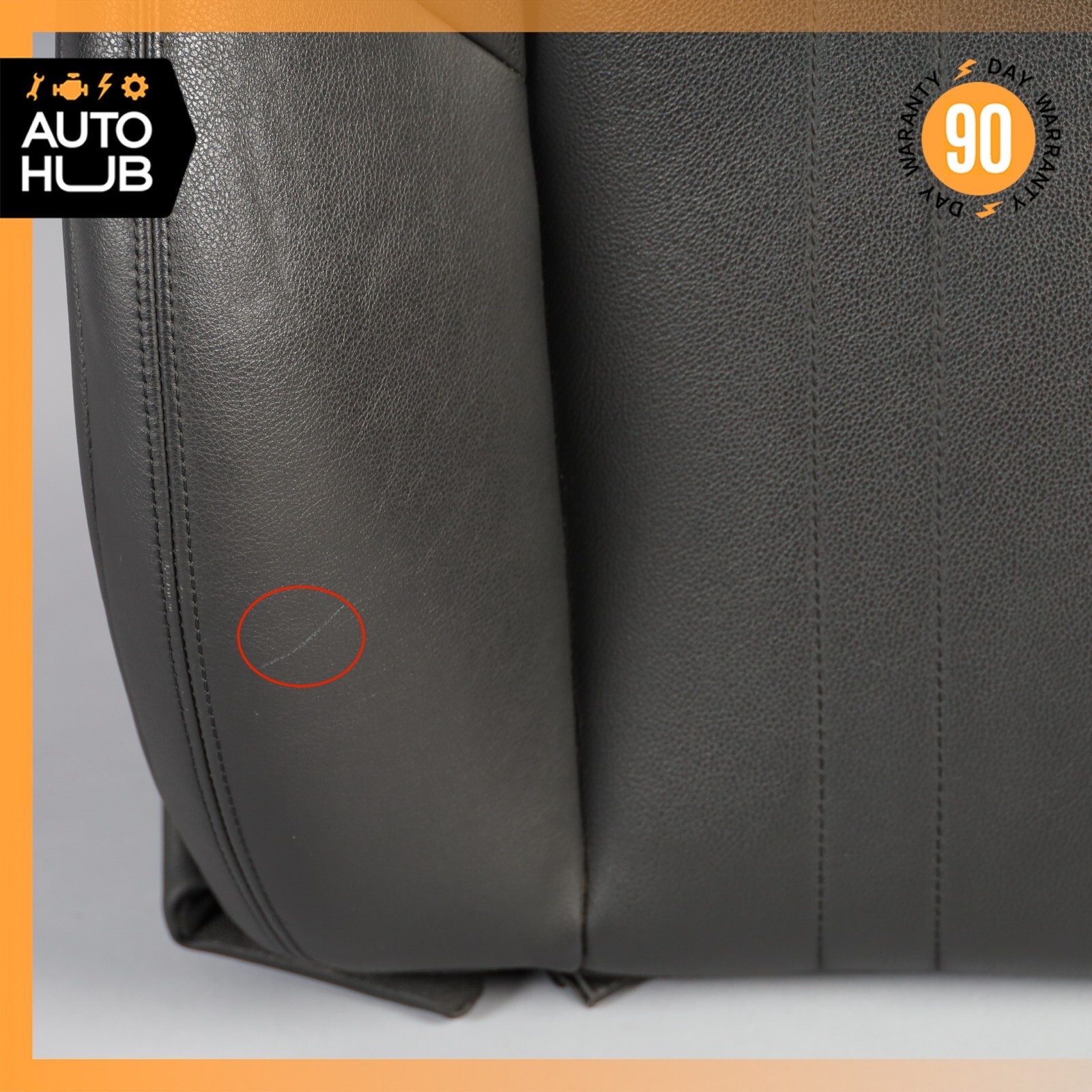 17-22 Maserati Ghibli M157 Front Left Side Top Upper Seat Cushion Black OEM 41k