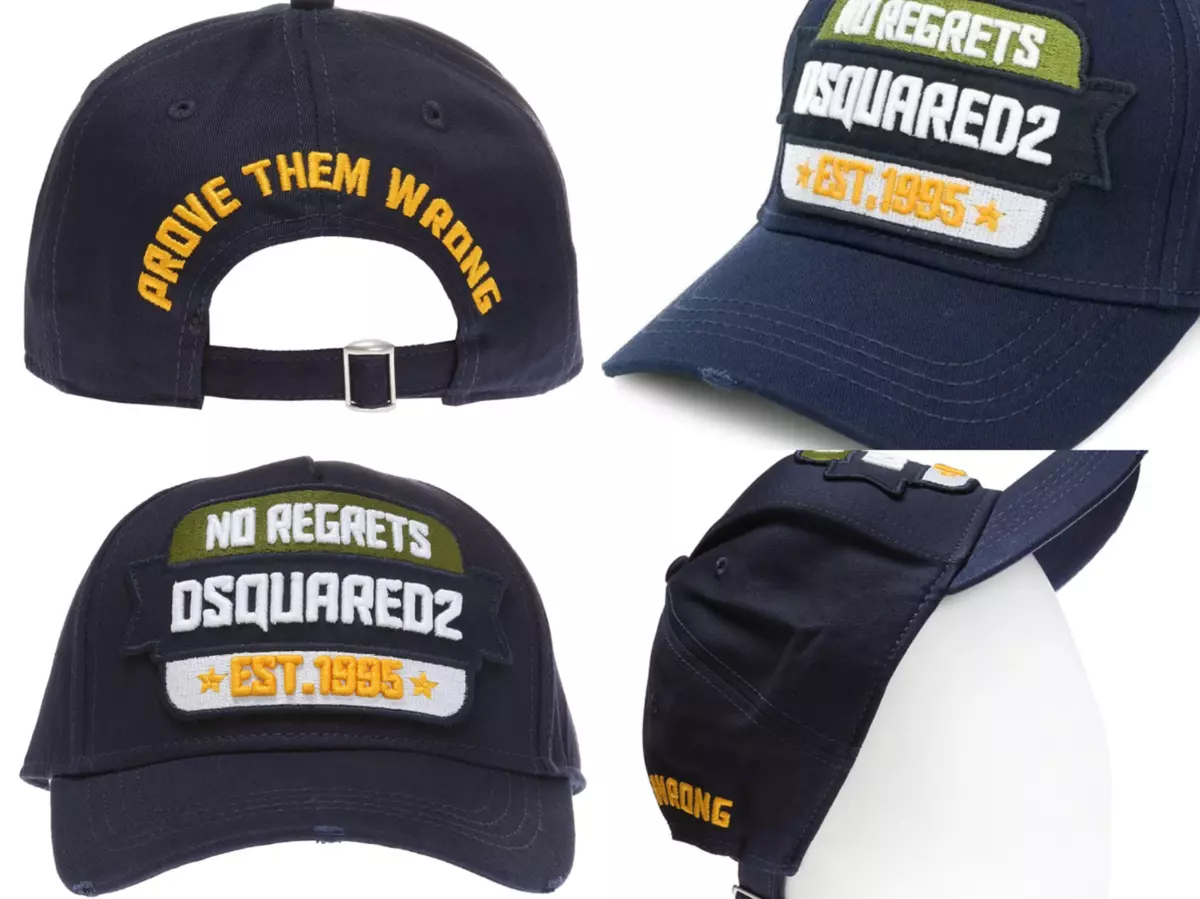 Dsquared2 cap no regrets hotsell