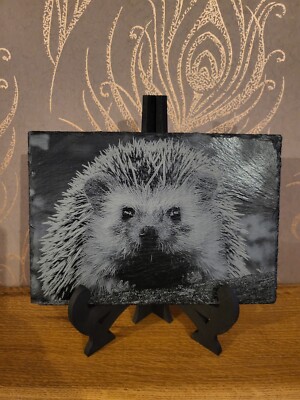 Lasergraviertes Bild Schiefer personalisierte Untersetzer, Bilder, Branding, Geschenkidee