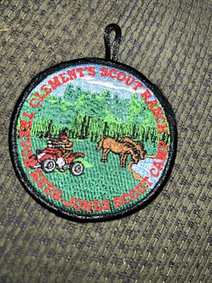 Clements Scout Ranch Trevor Rees Jones Scout Camp Boy Scout Patch Circle Ten