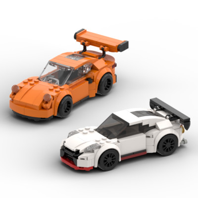 MunichBricks 3in1 Sportwagen Stuttgart & München Spar-Set 550+ Teile