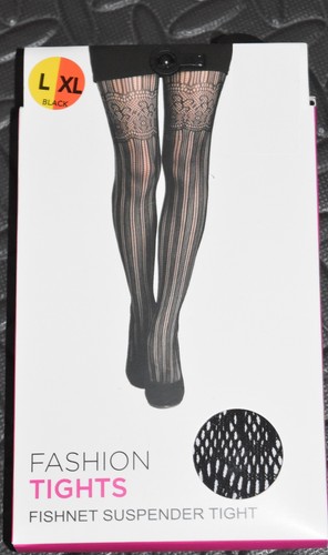 FISHNET SUSPENDER FASHION TIGHTS 