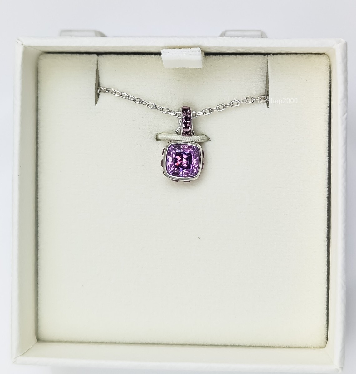 NEW 100% SWAROVSKI Brand Gift Purple Crystal Birthstone