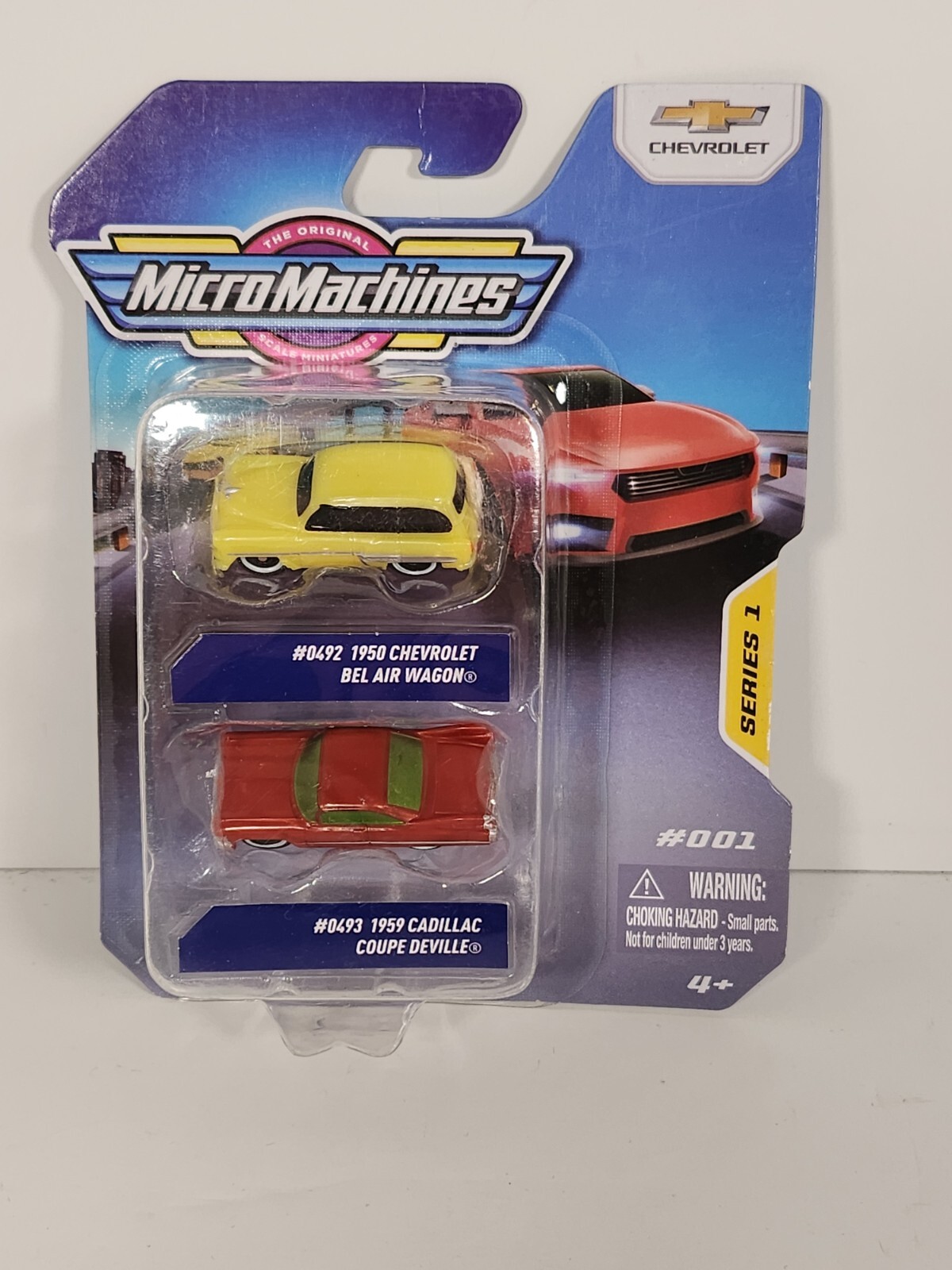 Micro Machines Series 1 #001 - 2 Pack - 1950 Chevrolet, 1959 Cadillac ...