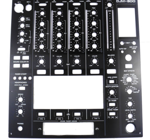 Replacement Part For Pioneer DJM800 Main Faceplate Main Front Panel DNB1144 - 第 1/1 張圖片
