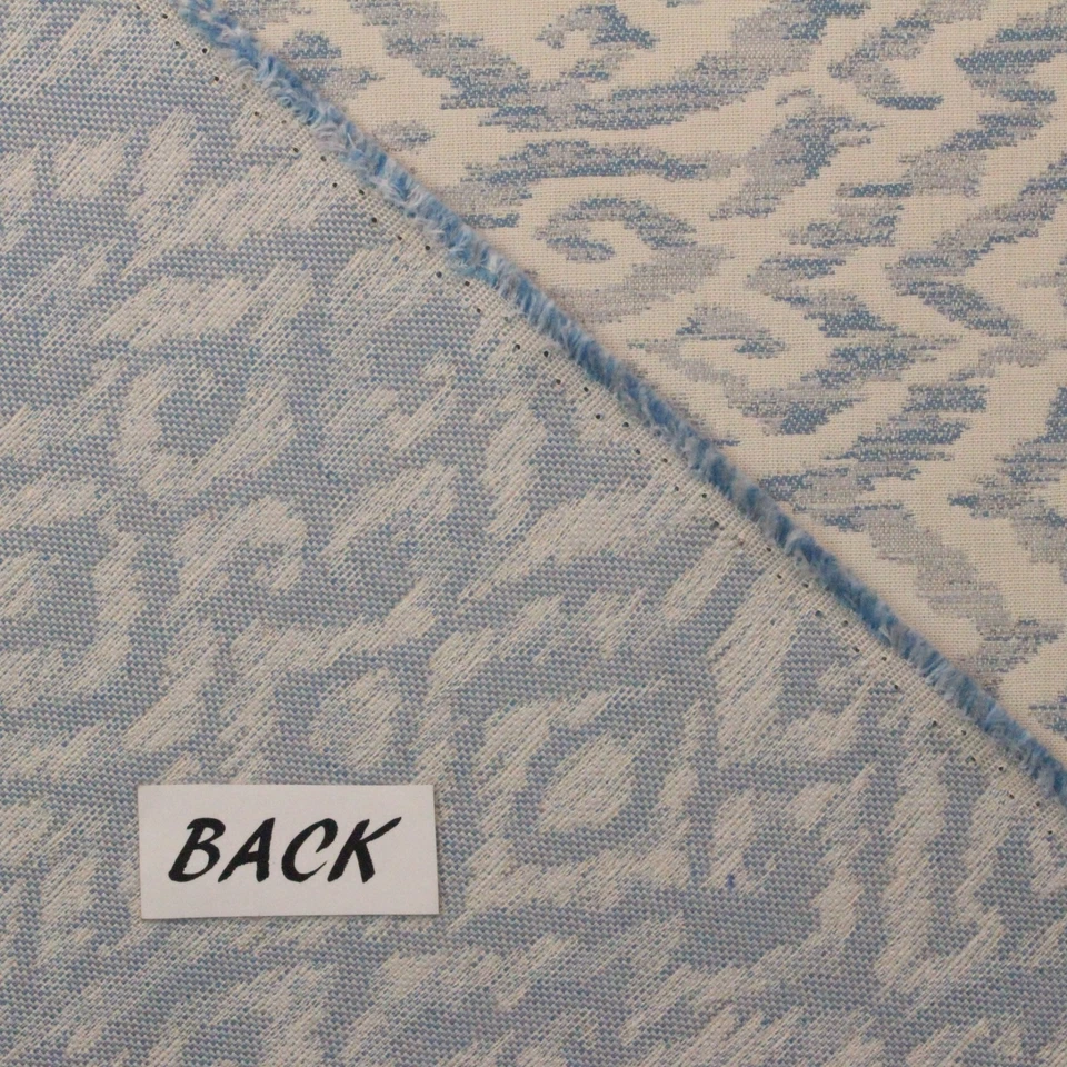 BALLARD DESIGNS RIENZO SKY SOMBRILLA IKAT MUEBLES DE EXTERIOR TELA POR YARDA 54"W Foto 3 de 4