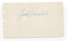 Frank Baldwin Signed Album Page Autographed Baseball 1953 Cincinnati Reds