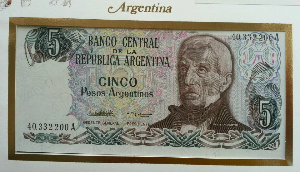 [SJ] Argentina Horse Ridding Carriage 1985 Cowboy Lifestyle FDC (banknote cover) - Image 2 of 4