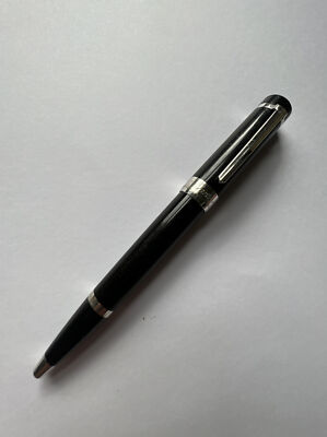 Cartier Santos de Cartier Twist Ballpoint Pen Black Silver Made Cartier Santos de Cartier Ballpoint Pen Black Silver Luxury  main image 2