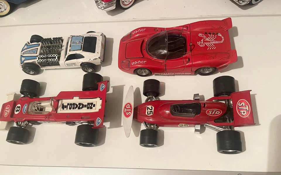 LOTTO n.4 1:25 POLISTIL POLITOYS March Ford 721 Abarth 2000 FX6 Lotus 56 Turbina - Immagine 2 di 4