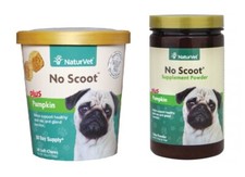 No Scoot Healthy Dog Digestive Tract Plus Pumpkin Supplement Powder or Soft Chew