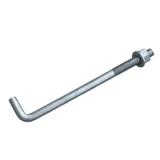 Sandbaggy 3/4" x 12" Threaded Concrete Anchor L-Bolts - Hot Dipped Galvanized