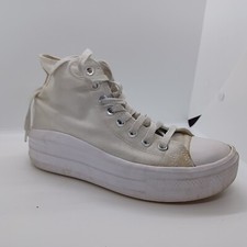 Converse Chuck Taylor All Star Move Platform High Top White- Size 9