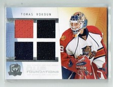 09-10 UD The Cup Foundations  Tomas Vokoun  /25  Quad Jerseys