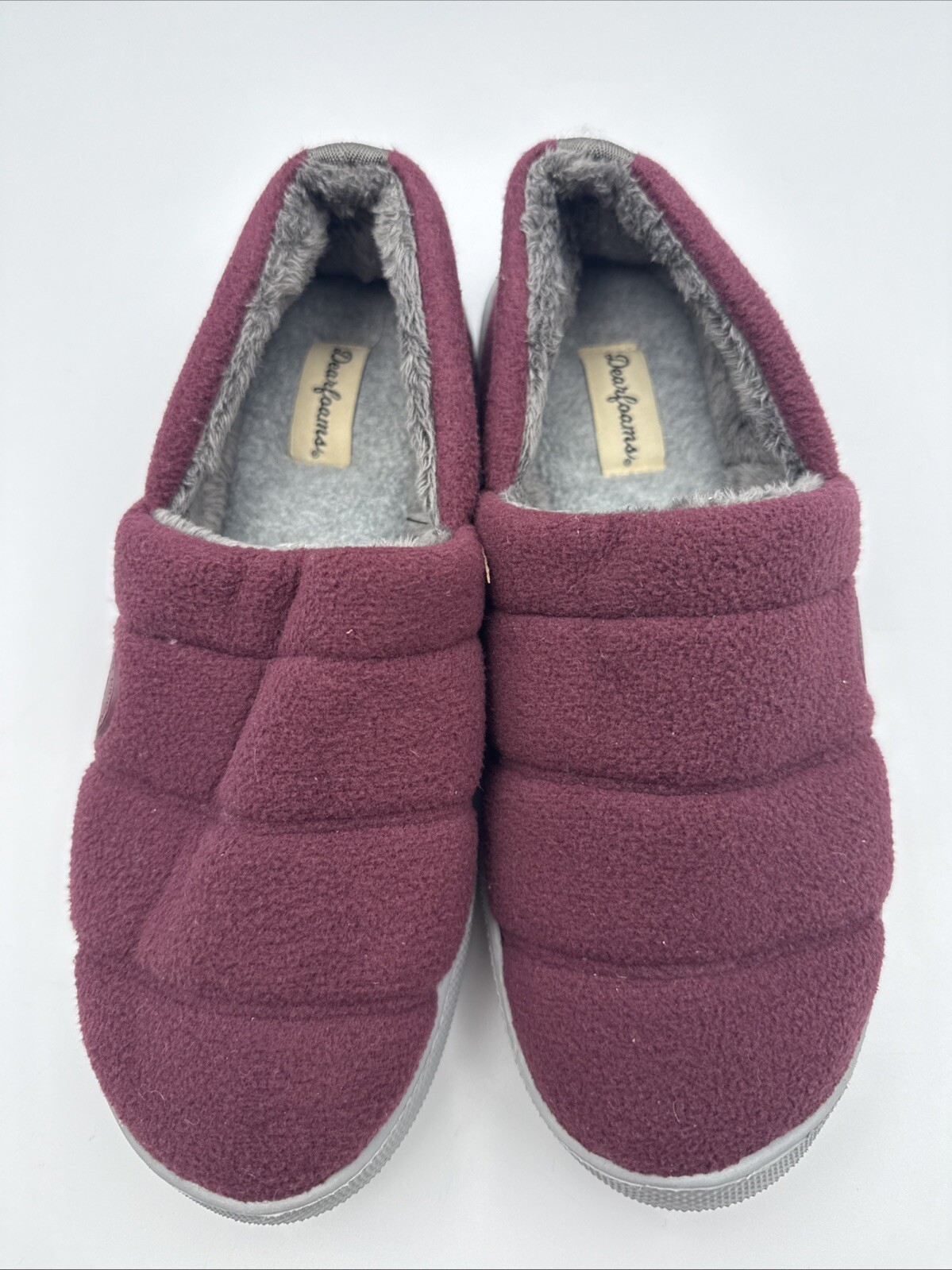 SAOLA Dearforms marrone con fodera grigia suola media 7 8 memory foam
