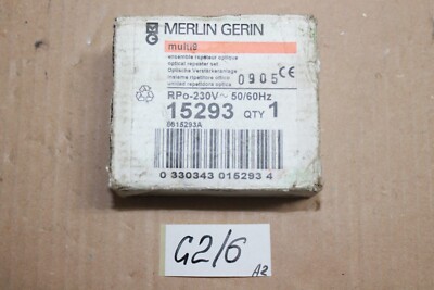 Merlin Gerin Optische Verstärkeranlage Typ 15293