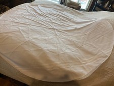 Bardwil Permanent Press Soil Release 70" Round White Tablecloth