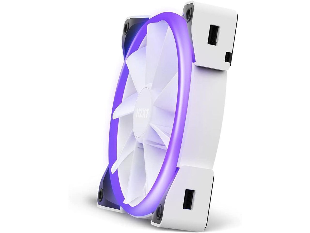 NZXT AER RGB 2 120mm RGB White Fluid Dynamic Bearing PWM Fan