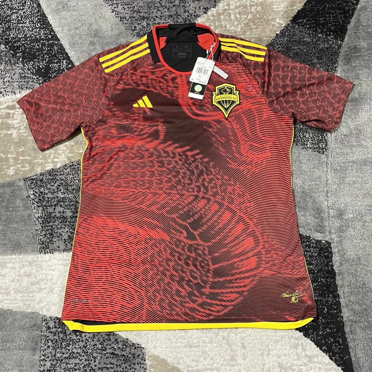 New Seattle Sounders Jersey L 23/24 Adidas Away Authentic