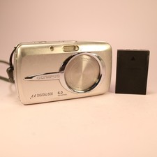 Olympus Digital Camera Mju 600 6.0MP Silver Tested