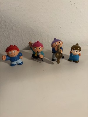 4x Mainzelmännchen ZDF / NFP 1989 + 1992 + 2002 Bully ca. 5 cm hoch