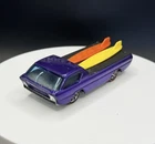 Vintage Hot Wheels Redline Deora Purple HK - Excellent! Minty Paint, Repro Board